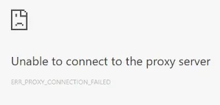 Chrome: Corrija “Não é possível conectar ao servidor proxy”