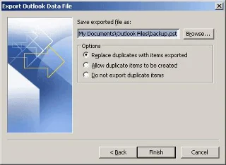 Outlook 2016: backup / exportação e importação de dados