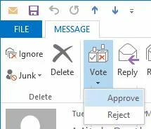 從 Outlook 2016 發送投票電子郵件