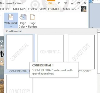 Word 2016: Jak ustawić tło