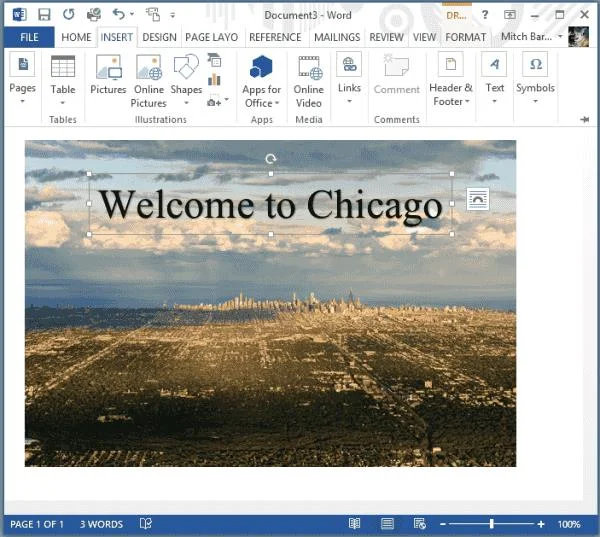 Word 2016: Jak ustawić tło