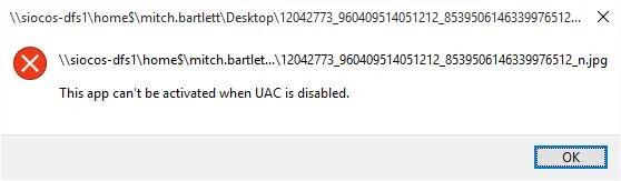 Windows 10: Solución "Esta aplicación no se puede abrir"