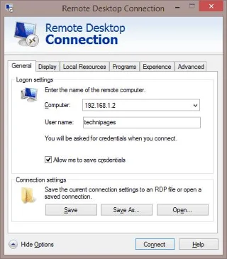 Jak utworzyć ikonę skrótu RDP w systemie Windows 10?