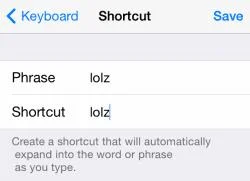 Cómo agregar palabras al diccionario de iPhone y iPad