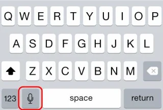 Microfoon ontbreekt op toetsenbord op iPhone of iPad