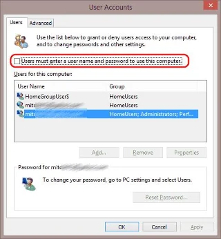 Cách bật tính năng đăng nhập tự động trong Windows 10