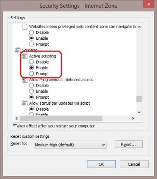 在 Internet Explorer 11 中啟用或禁用 JavaScript