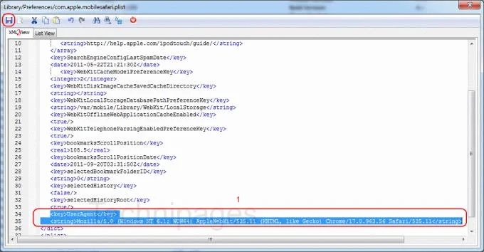 iOS: verander de gebruikersagent in Safari zonder jailbreak