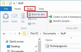 Gắn, ghi và tạo ISO trong Windows 10