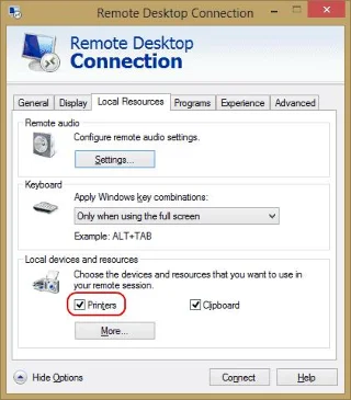 Khắc phục: Máy in không hiển thị trong phiên máy tính từ xa của Windows