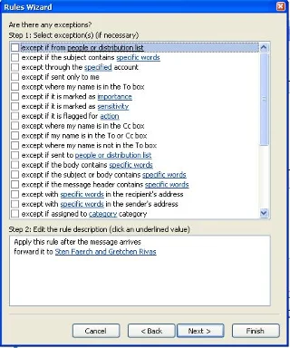 Encaminhar e-mail automaticamente no Outlook 2019 ou 2016