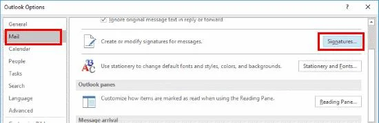 Jak ustawić podpis e-mail w programie Outlook 2019/2016