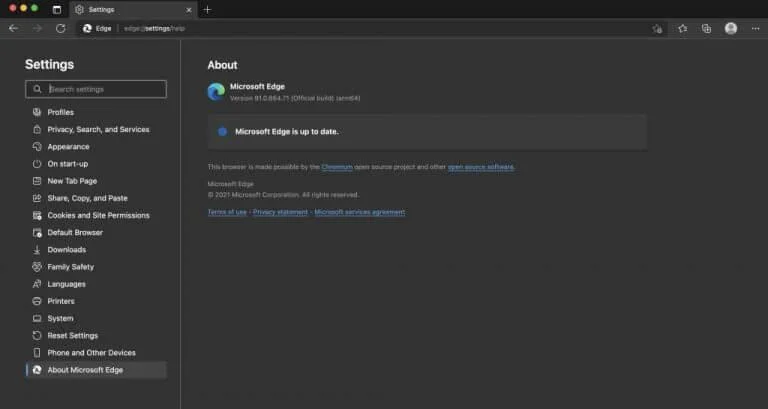 Cara memperbarui Microsoft Edge di Windows, Apple, dan Android
