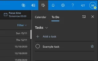 Come visualizzare le note e le attività all'interno di Outlook sul Web