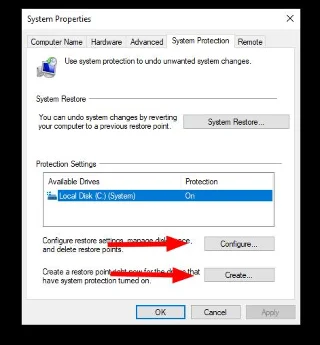Come creare un punto di ripristino su Windows 10