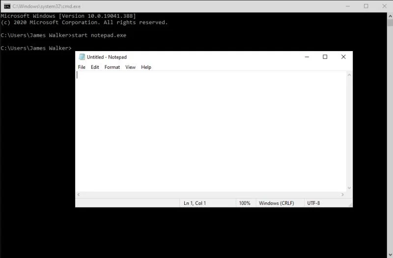 Thông tin cơ bản về Command Prompt: Bắt đầu và dừng các quy trình