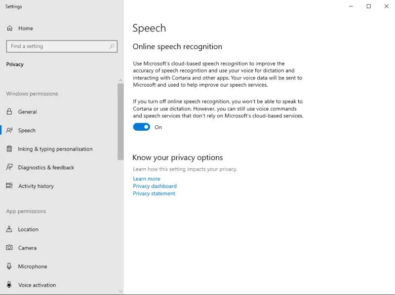 Come dettare il testo su Windows 10
