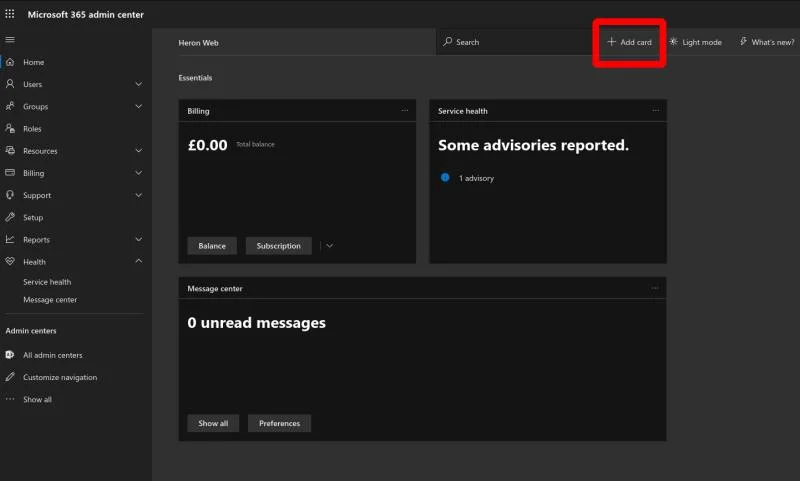 Come utilizzare e personalizzare la schermata iniziale dell'interfaccia di amministrazione di Office 365