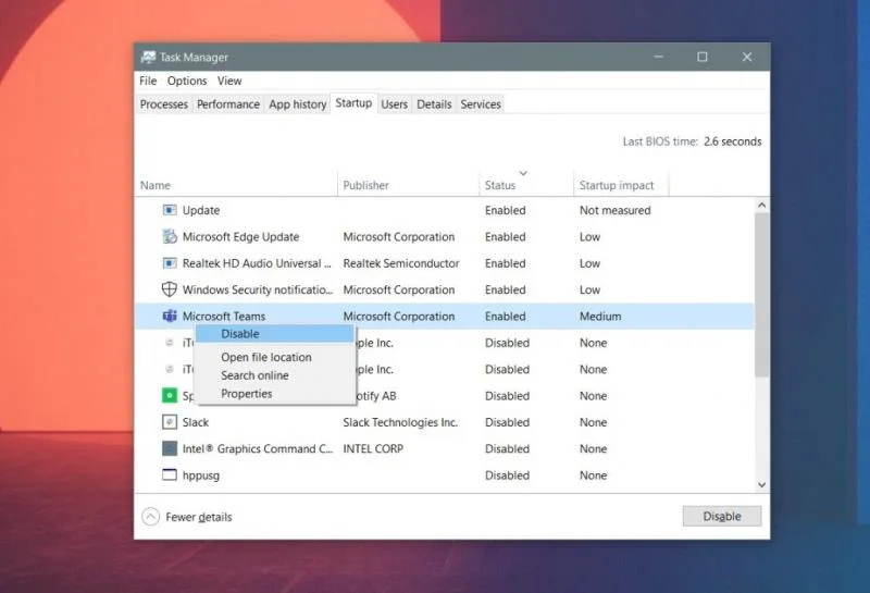 Come impedire l'avvio automatico di Microsoft Teams su Windows 10