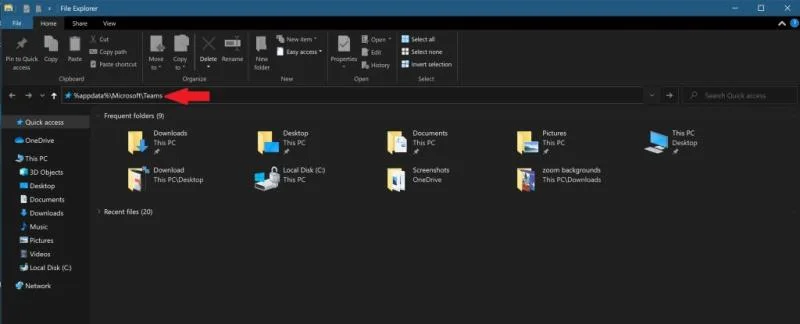 Windows 10에서 Microsoft Teams 캐시를 지우는 방법