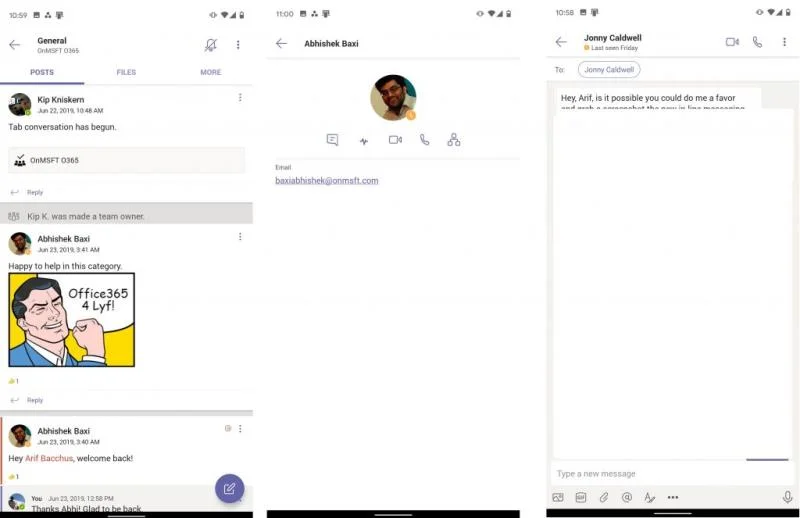 Vérification de la présence en ligne sur mobile