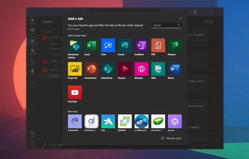 ボット、分析、プロジェクト管理、その他多数：MicrosoftTeamsにアプリを追加する方法
