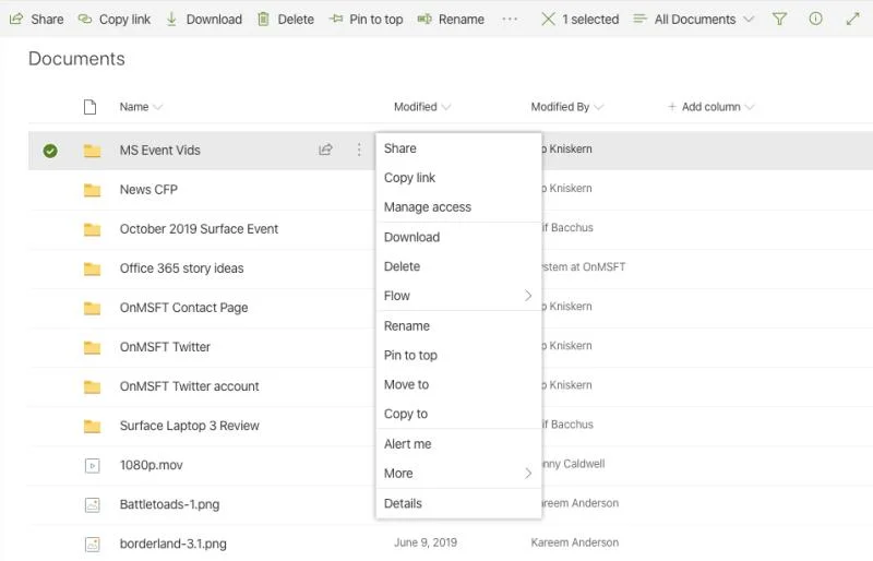 Đây là cách nhận cảnh báo khi ai đó thay đổi tệp của bạn trong SharePoint Online