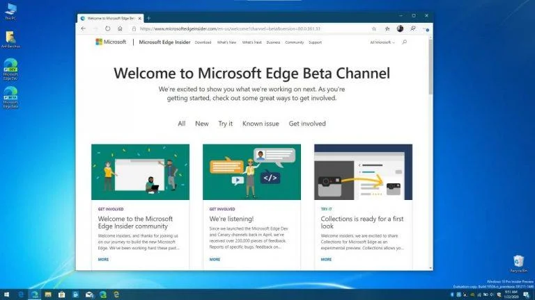 Cách chạy Edge cũ cùng với Microsoft Edge mới