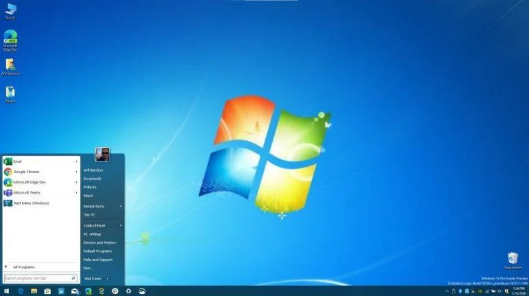 Come far sembrare Windows 10 e agire come Windows 7