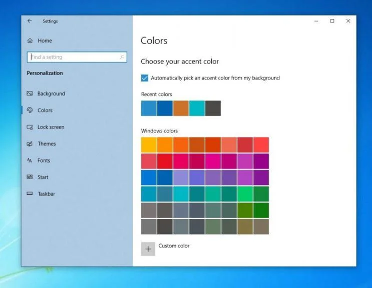 Come far sembrare Windows 10 e agire come Windows 7