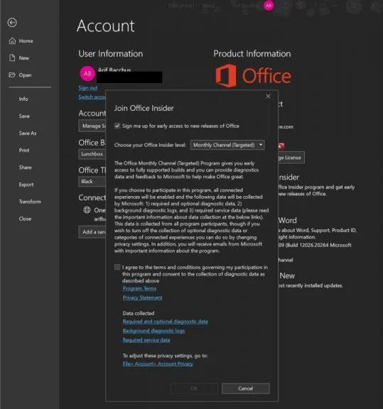 Muốn truy cập sớm vào các tính năng mới trong Office 365?  Đây là cách bạn có thể đăng ký trở thành Người dùng nội bộ Office
