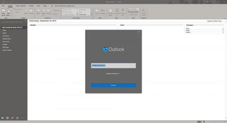 Cách thiết lập và quản lý tài khoản email của bạn trong Outlook trong Office 365