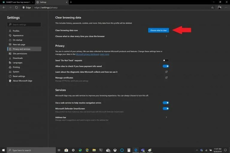 Cách xóa bộ nhớ đệm của bạn trong Windows 10