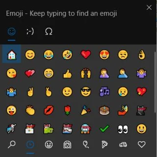 Cách tận dụng tối đa bộ chọn biểu tượng và biểu tượng cảm xúc mới của Windows 10