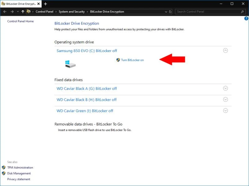 Iniziare con BitLocker, lo strumento di crittografia dell'intero disco integrato di Windows 10