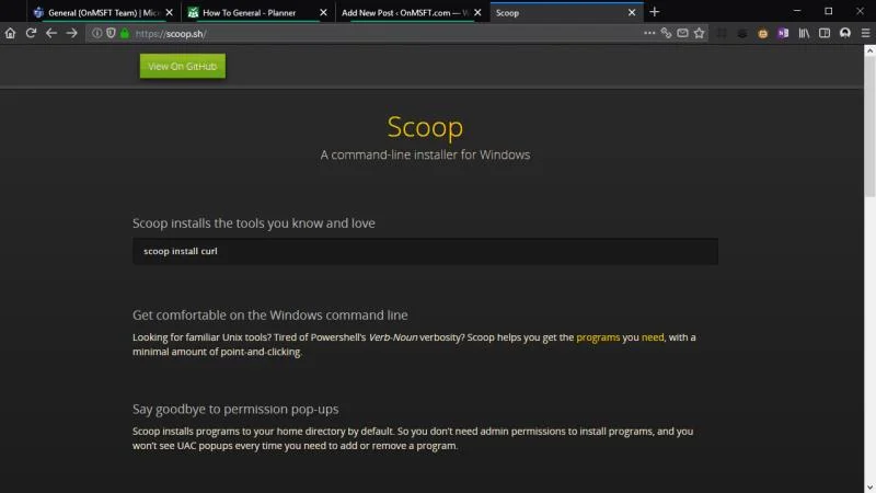 Cách cài đặt và cập nhật phần mềm Windows với Scoop