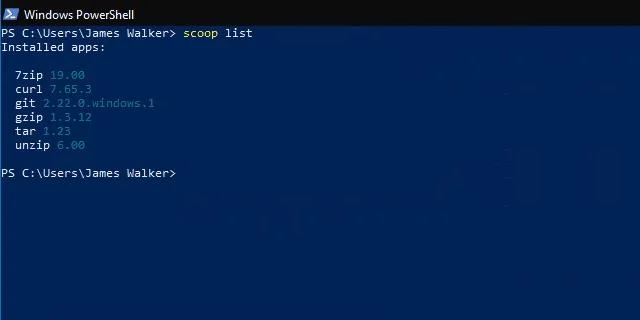 Cách cài đặt và cập nhật phần mềm Windows với Scoop