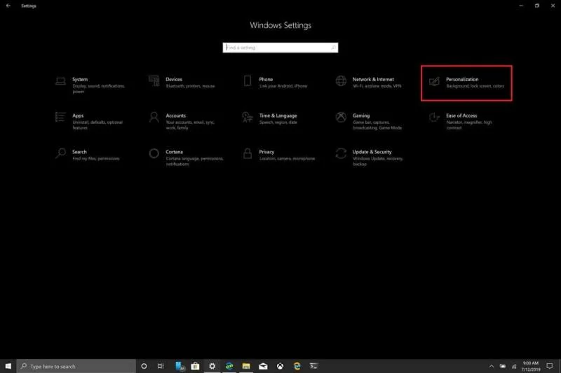 Cách bật và tắt các biểu tượng hệ thống trong Windows 10