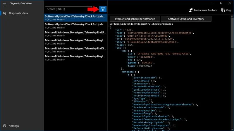 Come vedere i dati di diagnostica che Windows 10 sta inviando a Microsoft