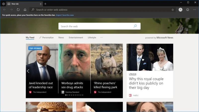 Come personalizzare la tua nuova scheda in Microsoft Edge Insider