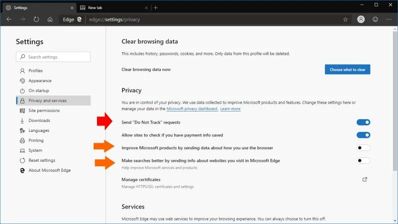 Come configurare Microsoft Edge Insider per una maggiore privacy di navigazione