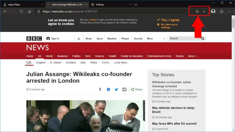 Cách bật Chế độ xem Đọc trong Microsoft Edge Insider