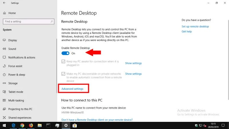 Come abilitare le connessioni Desktop remoto al tuo PC Windows 10