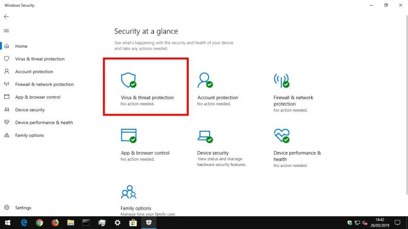 Come eseguire una scansione antivirus in Windows 10
