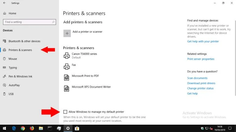 Come impostare la stampante predefinita in Windows 10