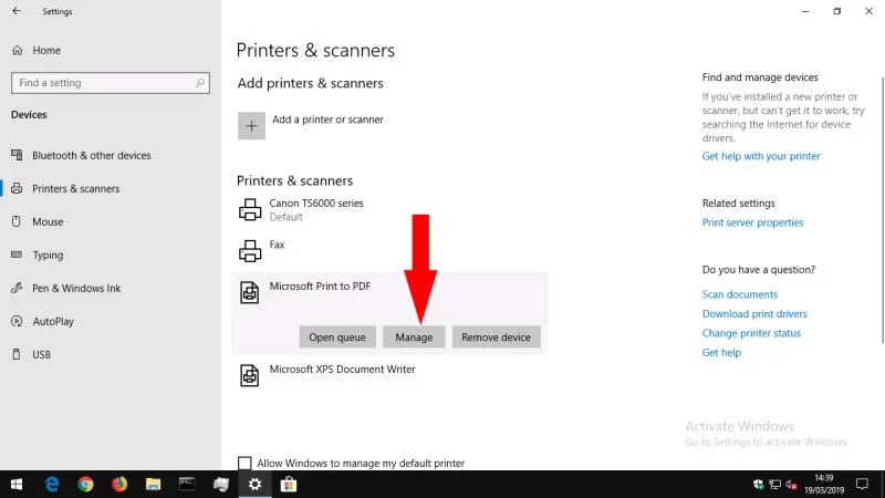 Come impostare la stampante predefinita in Windows 10