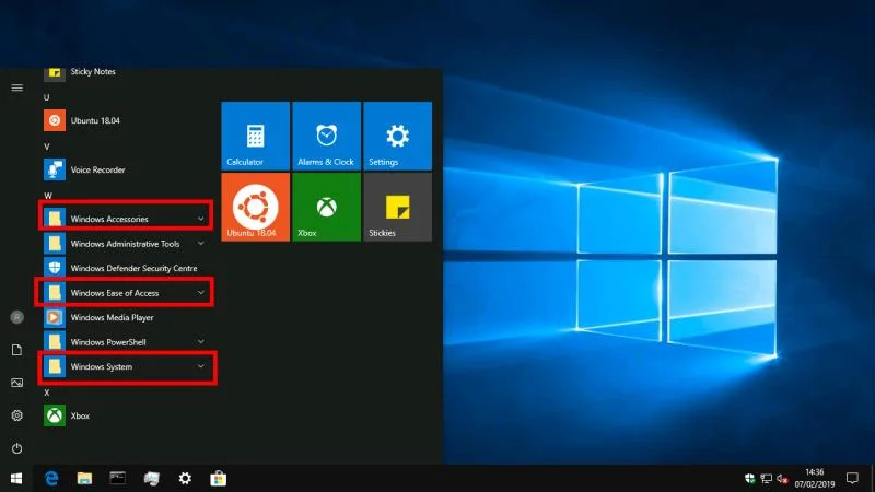 Cách sắp xếp danh sách ứng dụng Start Menu của bạn trong Windows 10