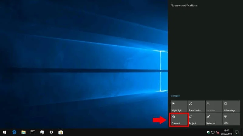 Come connettersi a uno schermo wireless in Windows 10