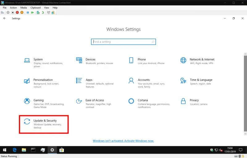 Windows10の自動更新を一時停止する方法