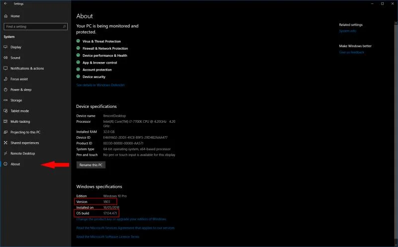 Che versione di Windows 10 stai utilizzando?  Ecco come verificare
